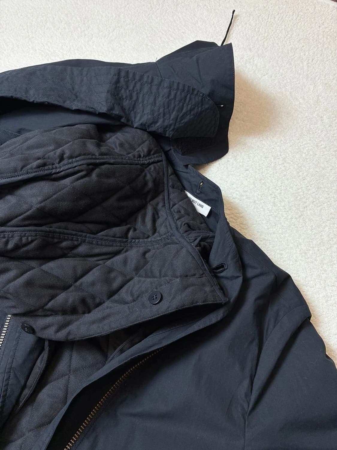 헬무트랭 16FW 사선 절개 후디 야상 PN6665    상품이미지3