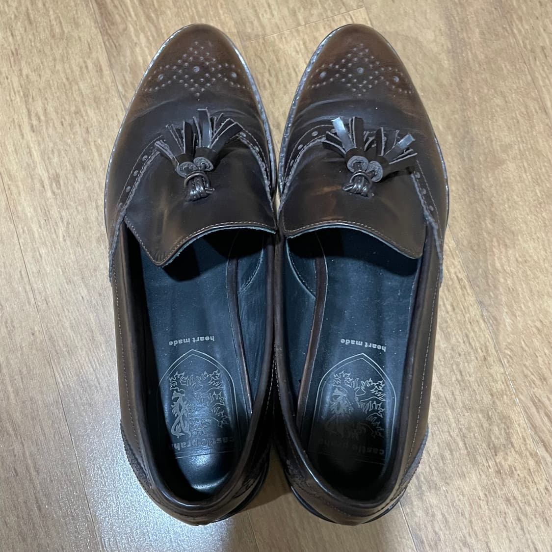 Caatle Praha 태슬 가죽 로퍼 브라운 240 상품이미지7