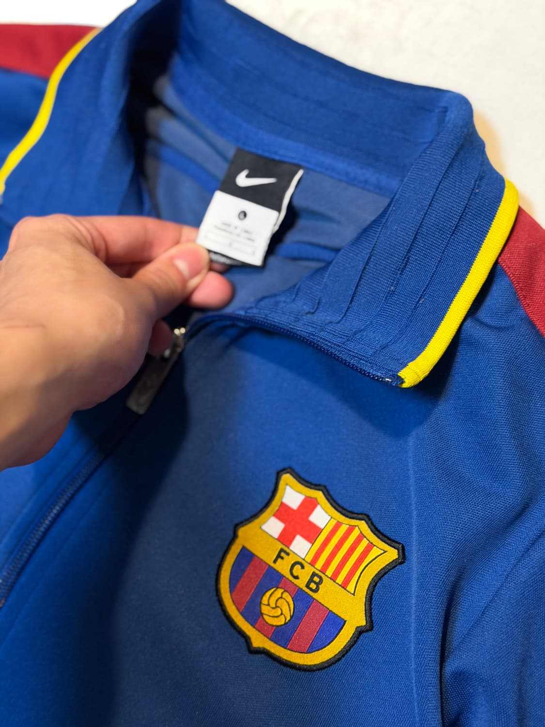 나이키 11-12 바르셀로나 져지 블루 상품이미지3