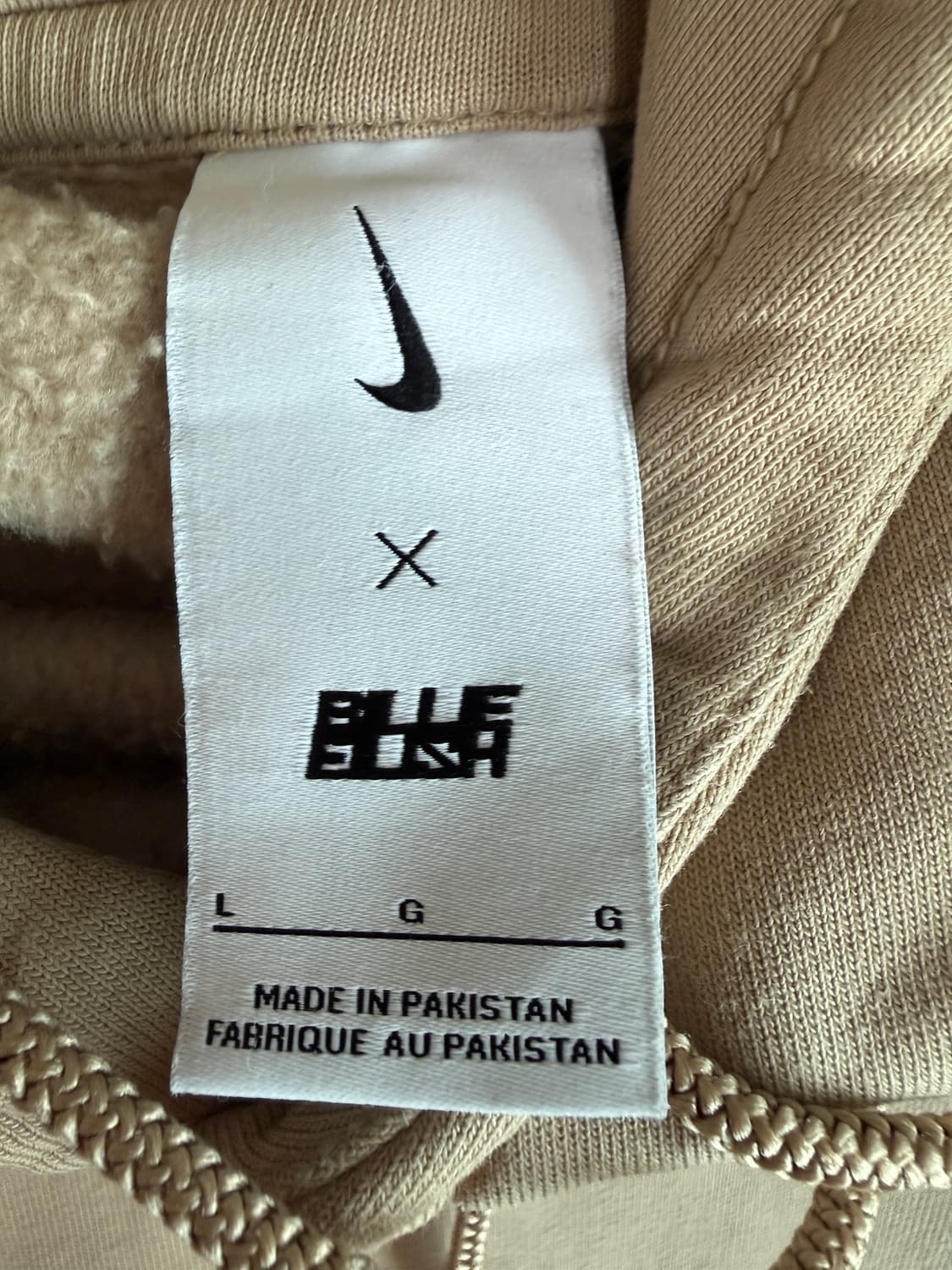 [L] 나이키 랩 nrg x 빌리 아일리시 플리스 후드 머쉬룸 상품이미지6