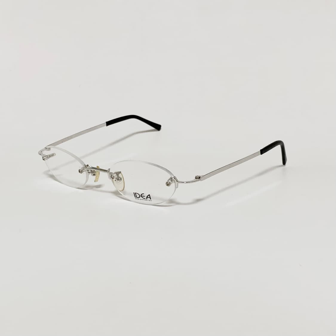 829 무테 남자 슬림 실버 메탈 안경테 빈티지 데드스탁 픽키 상품이미지2