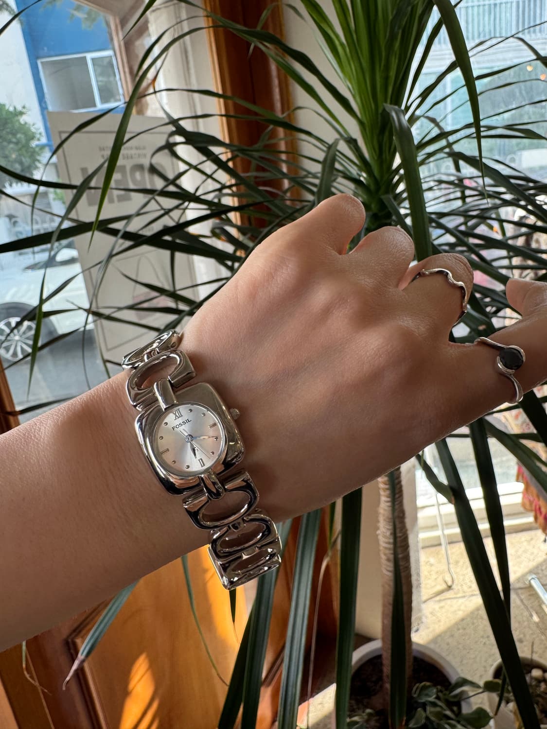 [Vintage] Fossil 파실 실버 뱅글 시계 상품이미지7