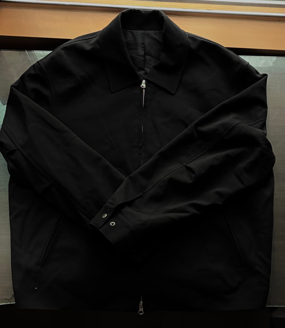 (L) 드로우핏 미니멀 자켓 BLACK 판매 상품이미지2