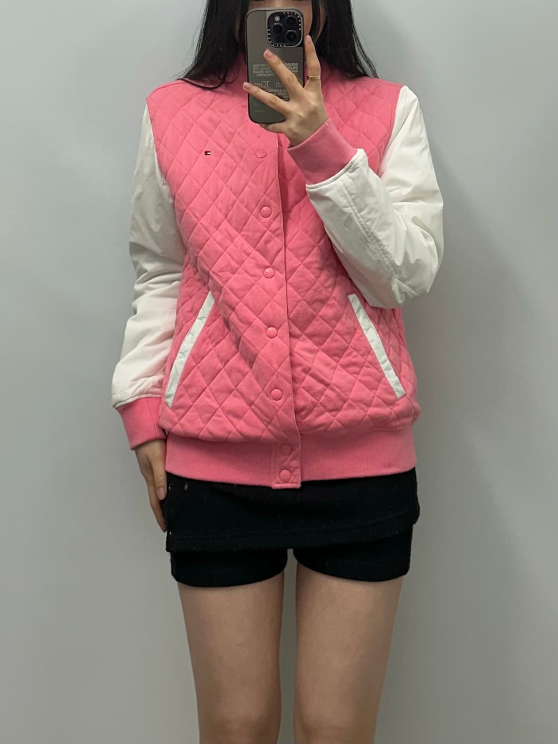 타미힐피거 퀼팅 리버시블 봄버 자켓 상품이미지1