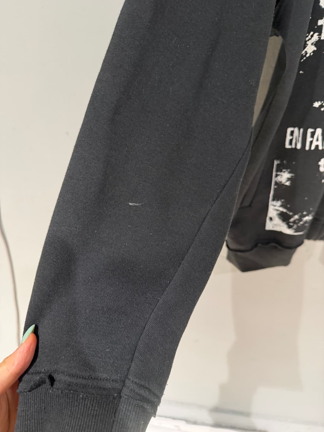 punk printing high-neck zip-up 상품이미지9