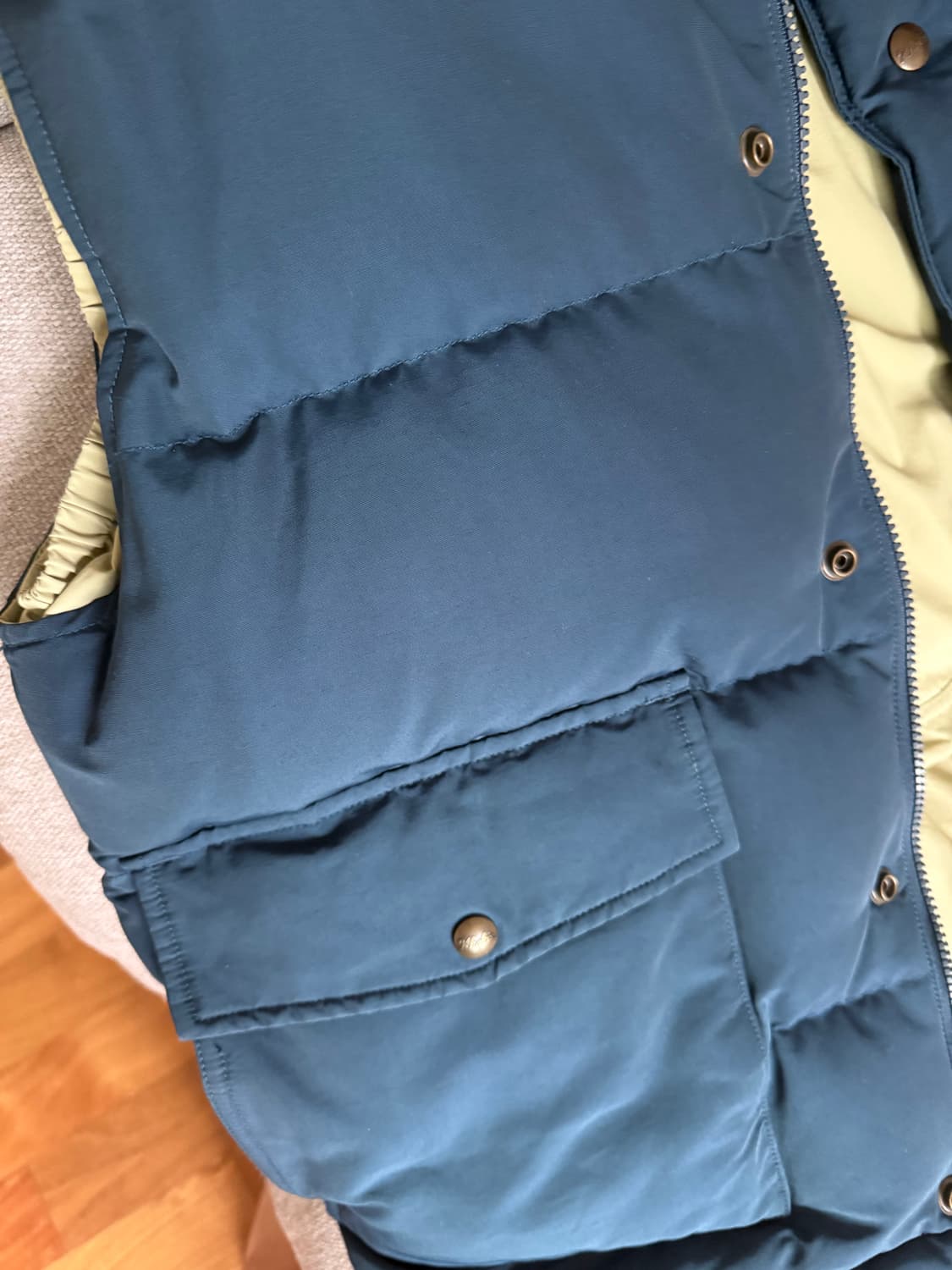 카키스 패딩조끼 2사이즈 Trail Down Vest Blue 상품이미지2