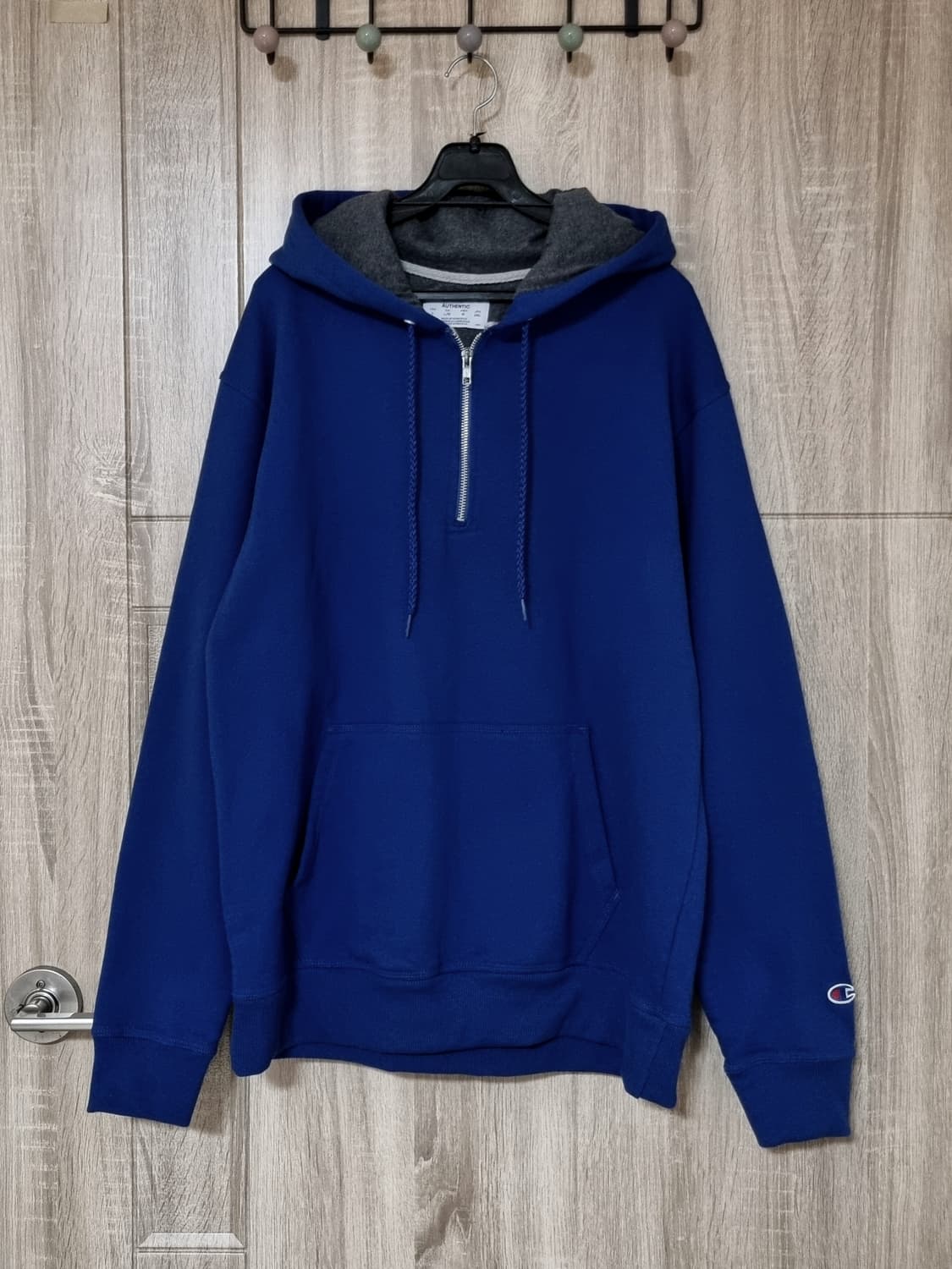 챔피온 반집업 후드티 상품이미지1