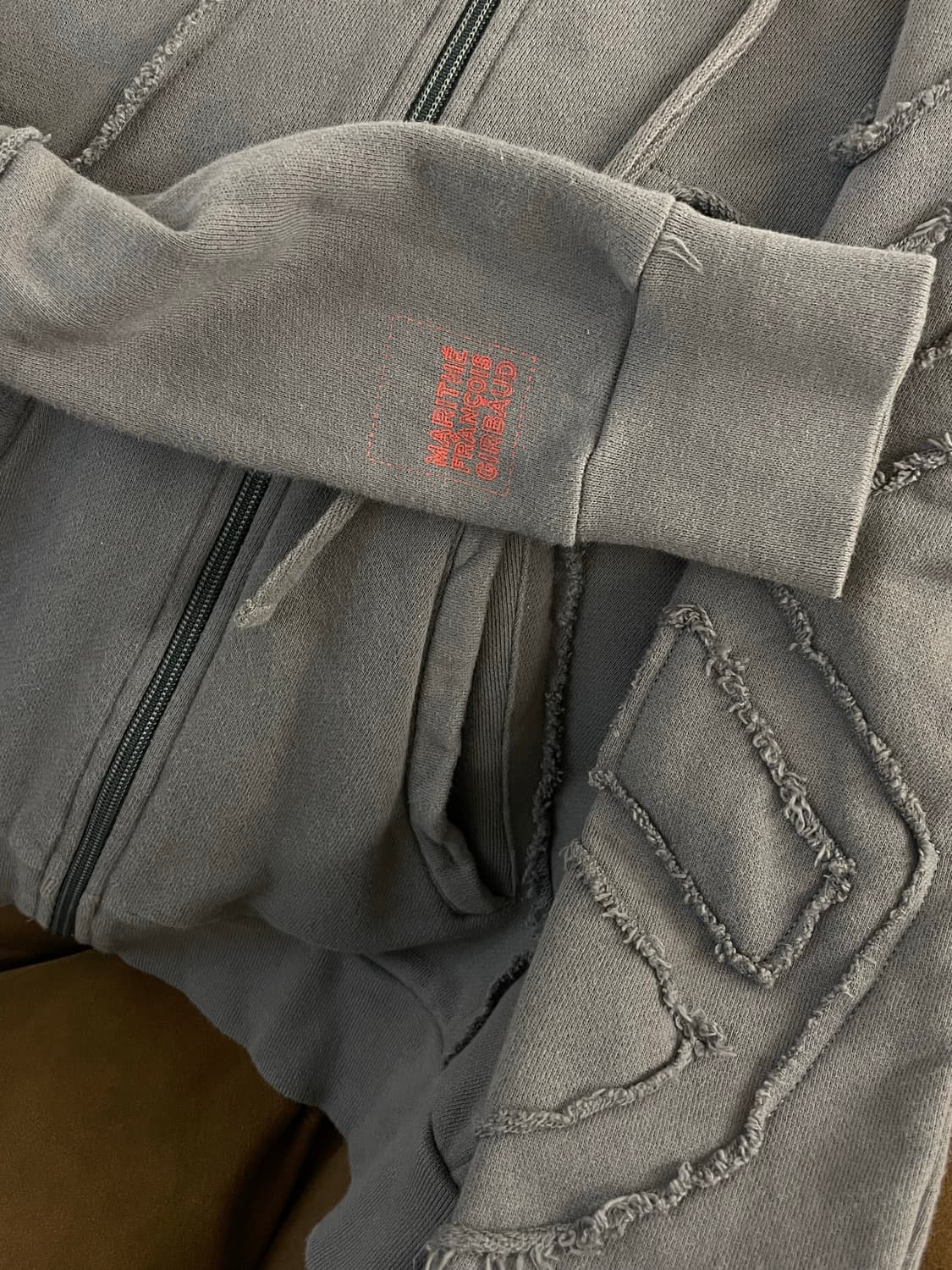 2000s 마리떼프랑소와저버 펑크 스트릿 후드집업 상품이미지9