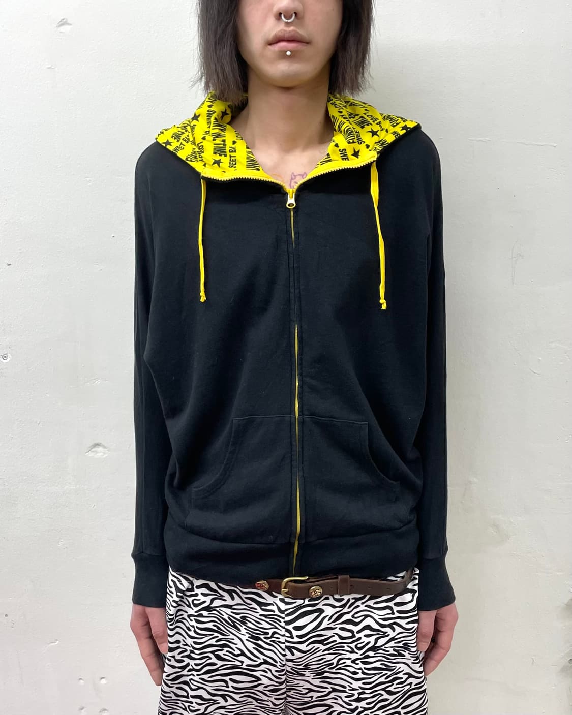 Yellow Star Hoodie Lettering Hoodie 상품이미지2