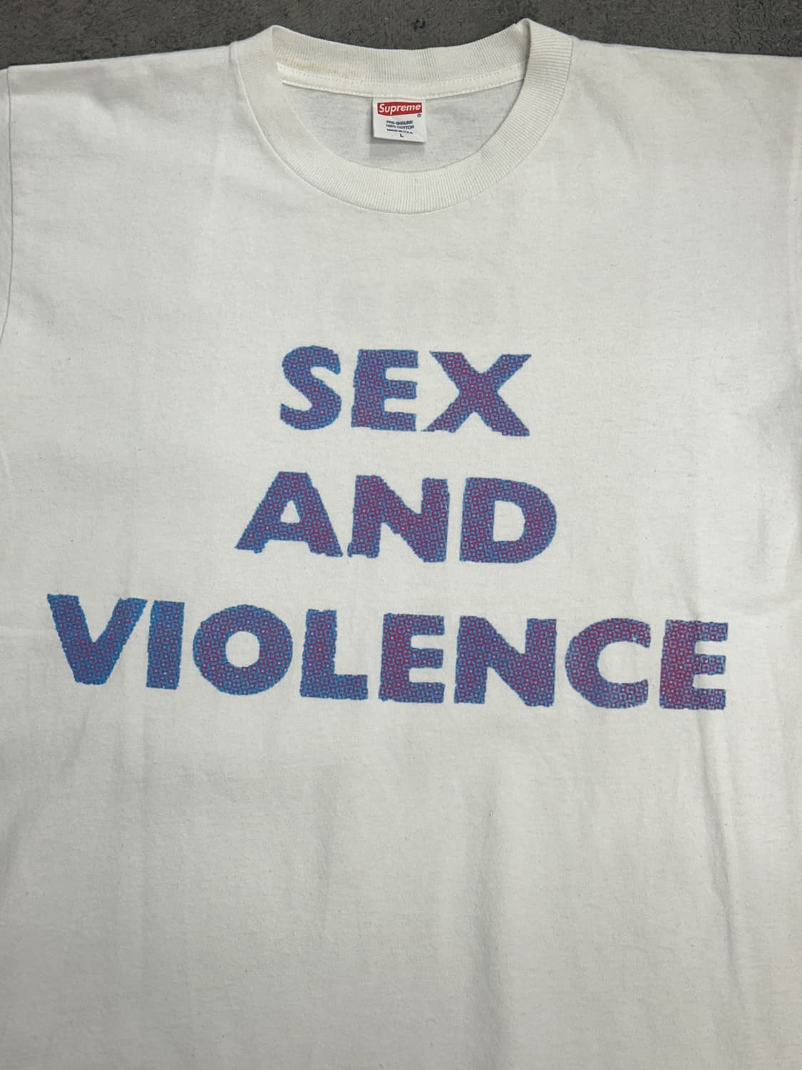 Supreme x OBP 'Sex and Violence' 티셔츠 L 상품이미지3