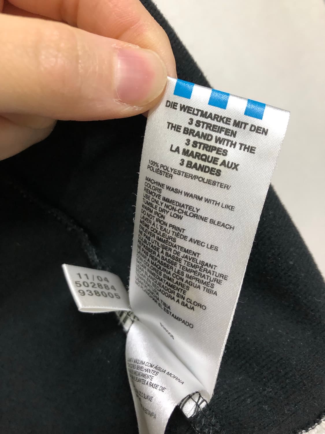 아디다스 셰브론 베켄바우어 여성 딱붙핏 트랙탑 져지 _ 블랙 XS 상품이미지10