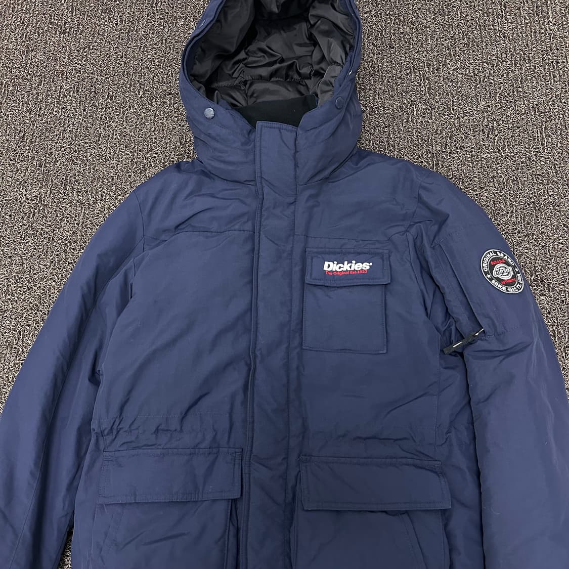 Dickies 디키즈 후드 패딩 점퍼 네이비 M 상품이미지2