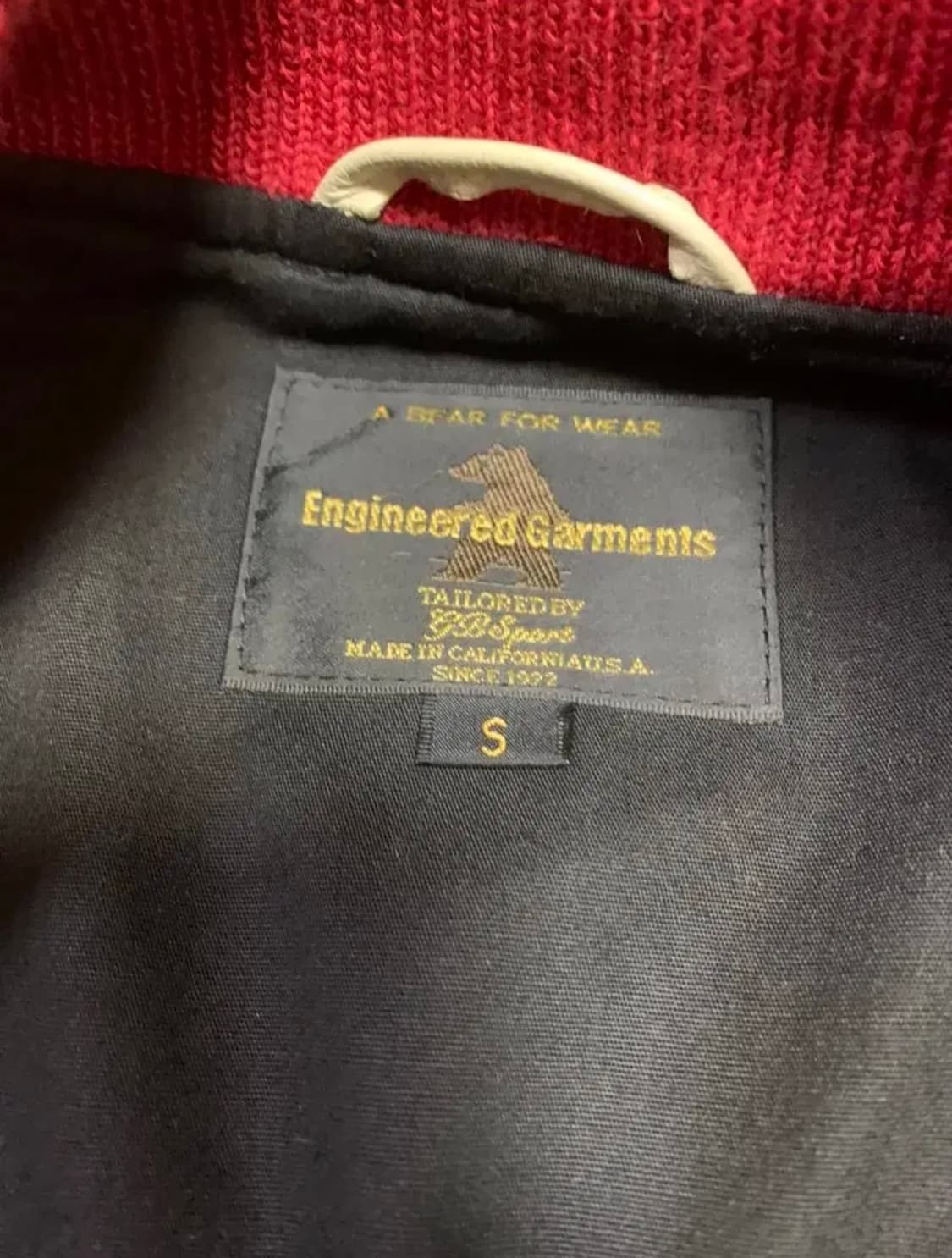 엔지니어드가먼츠 x 골든베어 바시티 판매 상품이미지4