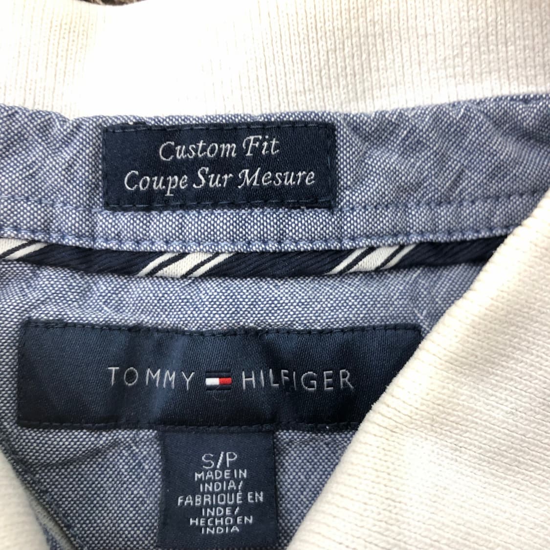 S 타미힐피거 스트라이프 PK 카라 반팔 티셔츠 상품이미지3