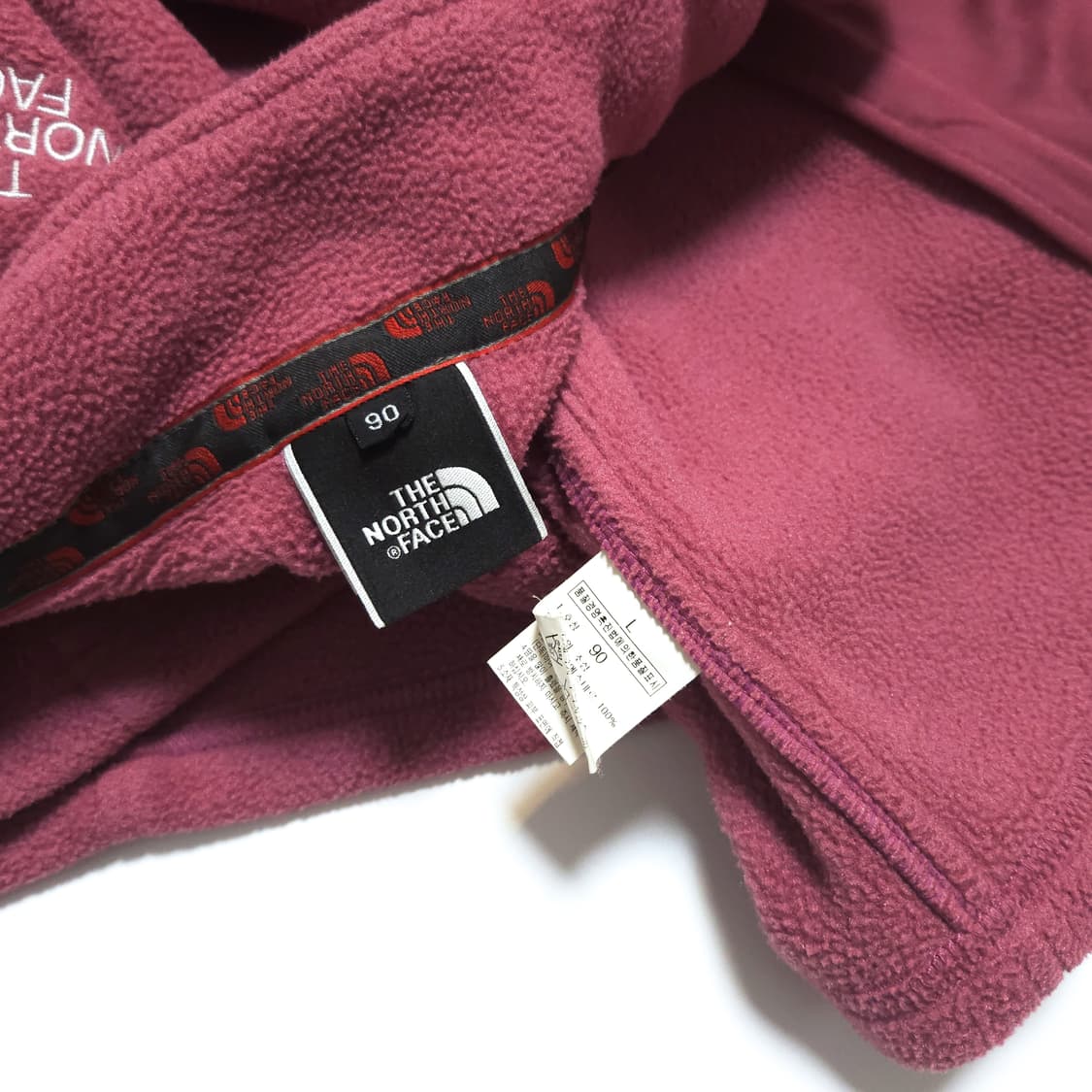 노스페이스 우먼 폴라 플리스 집업 자켓 라즈베리 상품이미지6