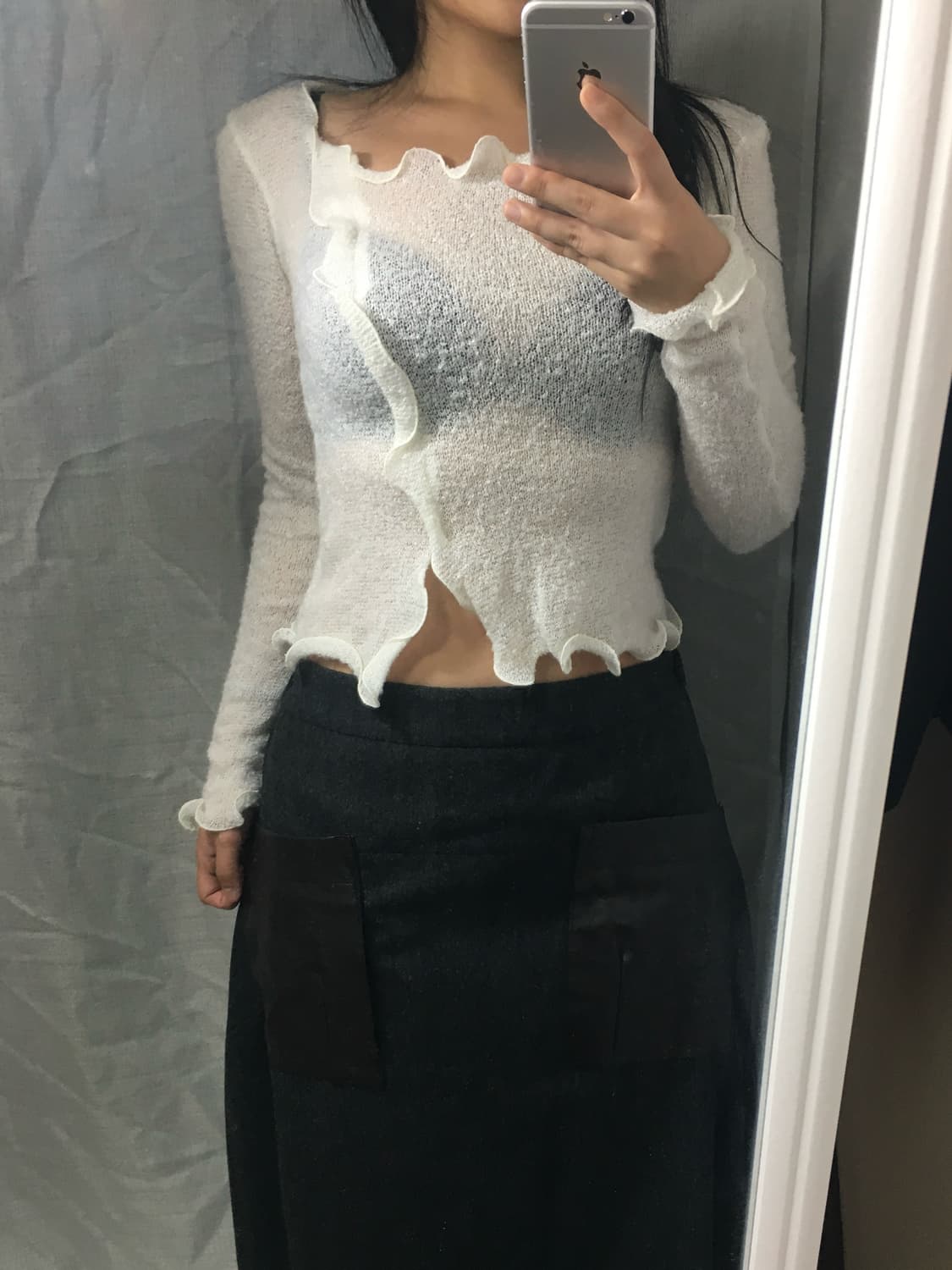 Knit puff top 세트 상품이미지5