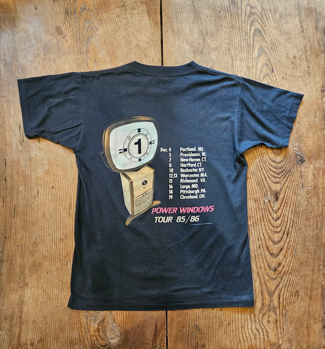 80s 빈티지 밴드티 rush 상품이미지2