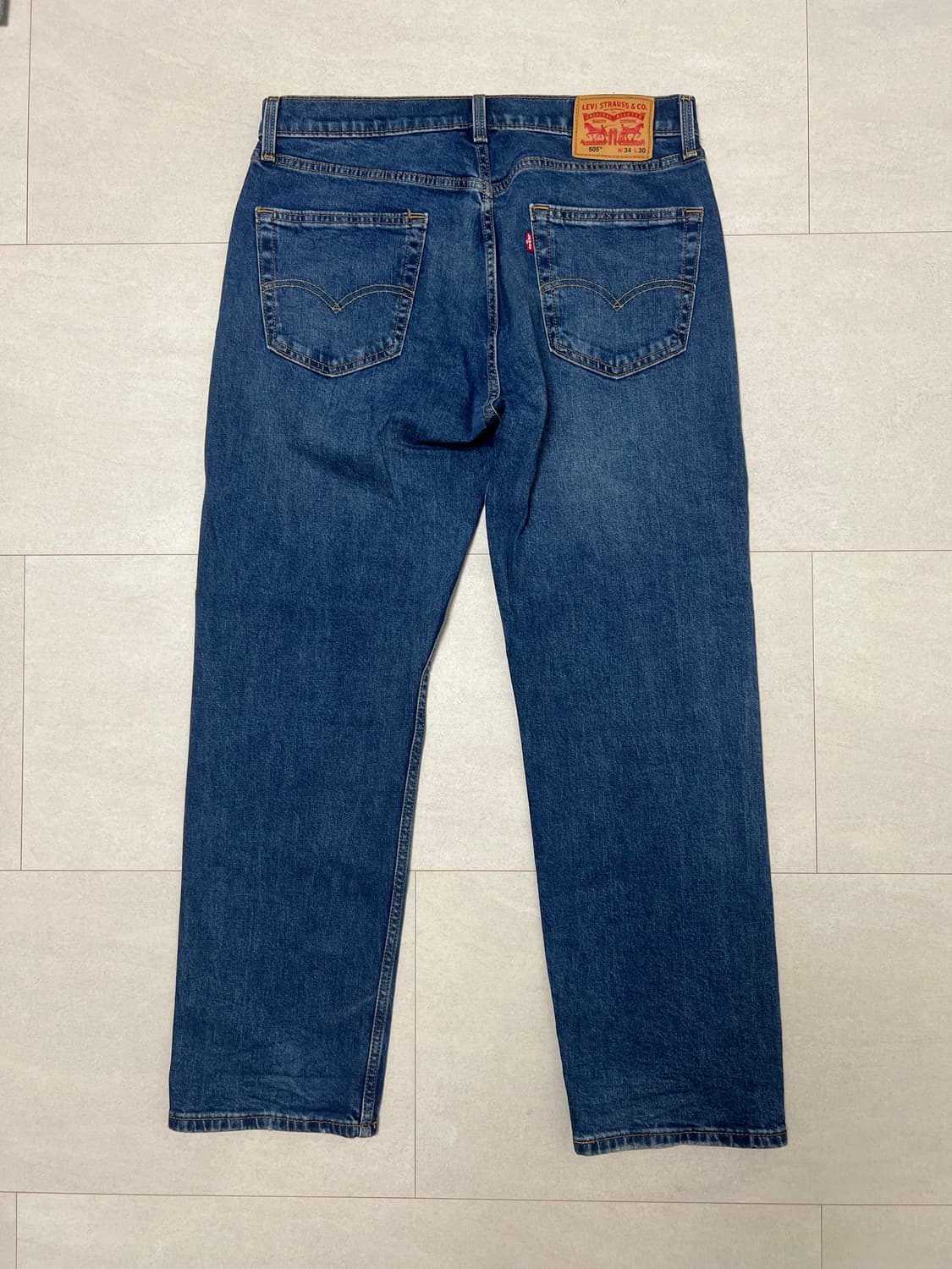 리바이스 505 중청 데님 34/30 상품이미지2
