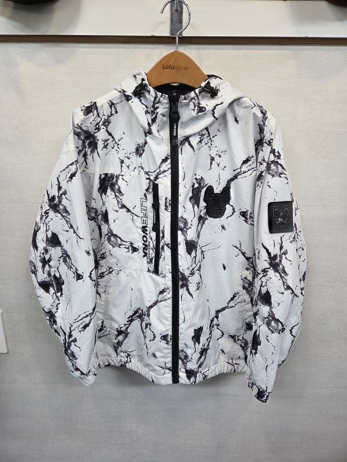 라이프워크 아이코닉 리버시블 바람막이 후드자켓 s 상품이미지1