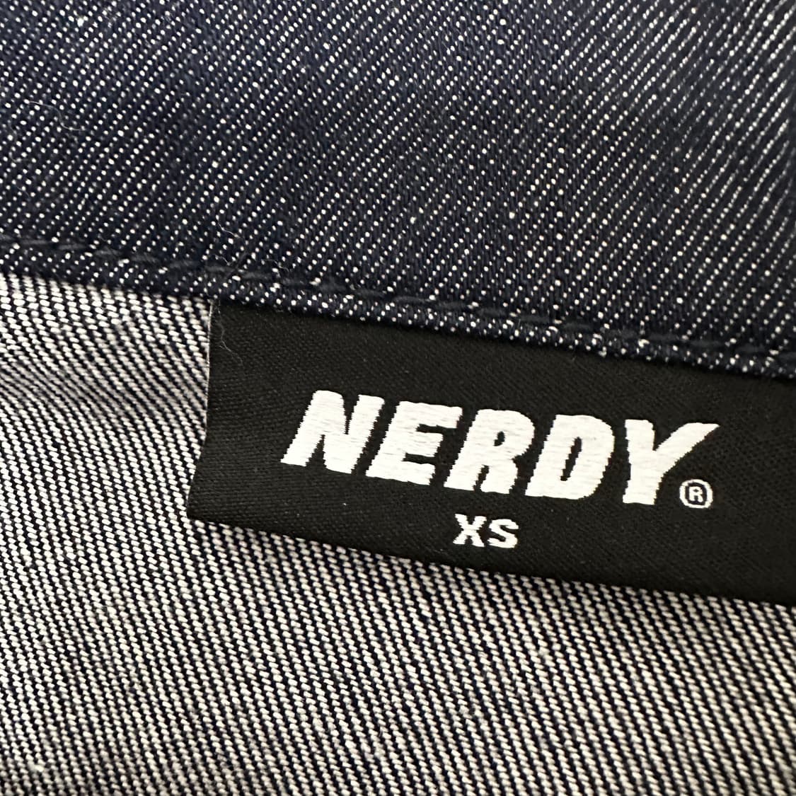 NERDY 널디 여성 크롭 데님 청자켓 XS 상품이미지4