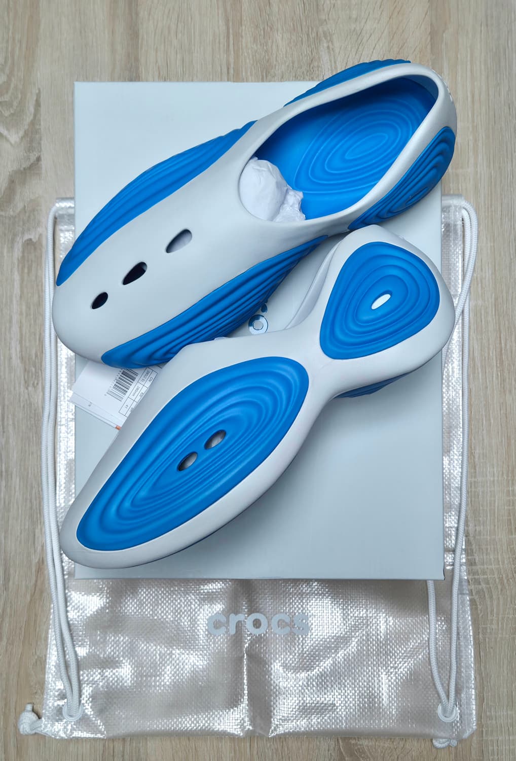 [265][280]크록스 스티븐 스미스 리플 클로그 화이트 블루 상품이미지3