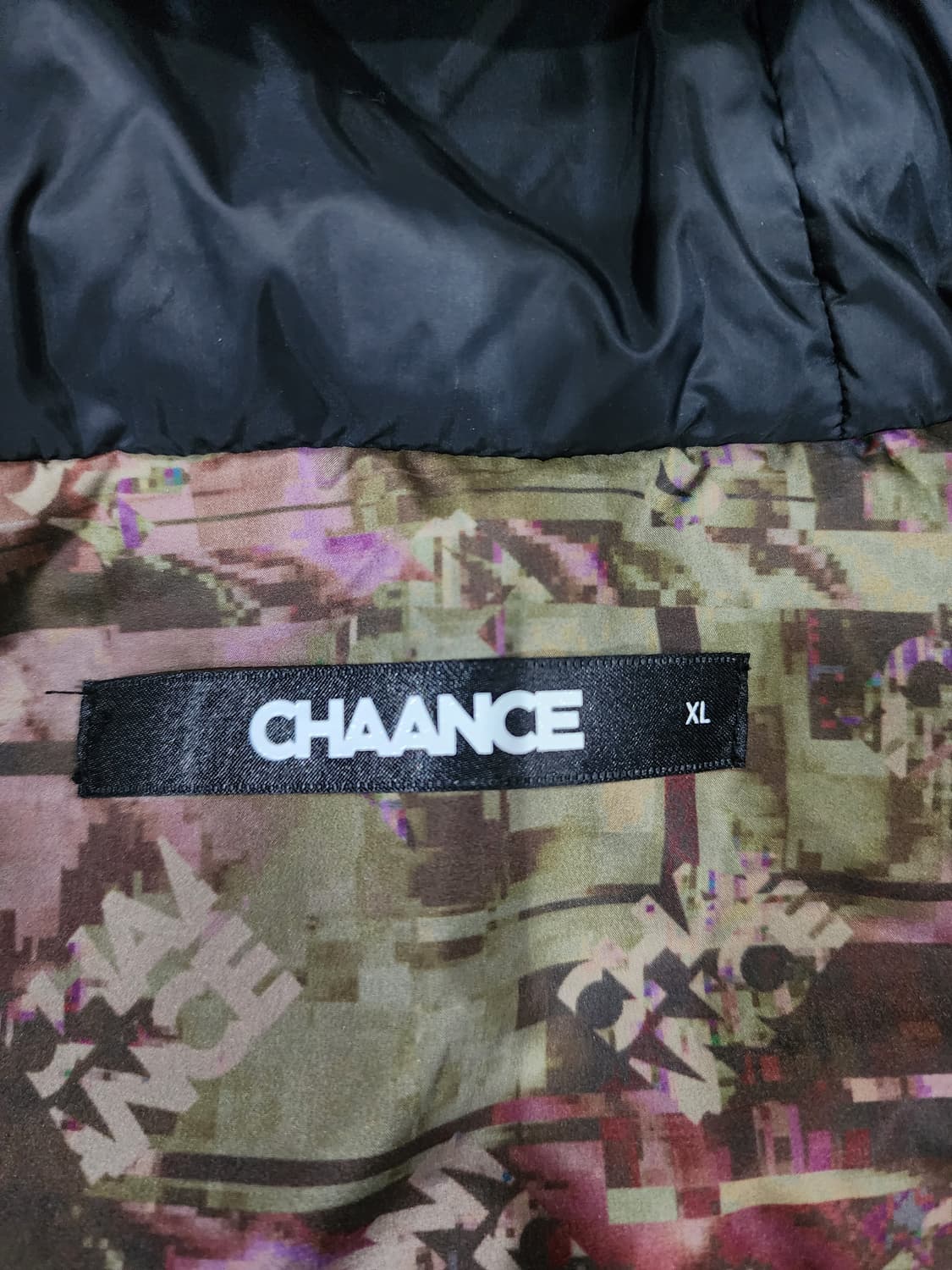 CHAANCE 챈스 우븐 패치 구스다운 패딩 자켓 XL 상품이미지6