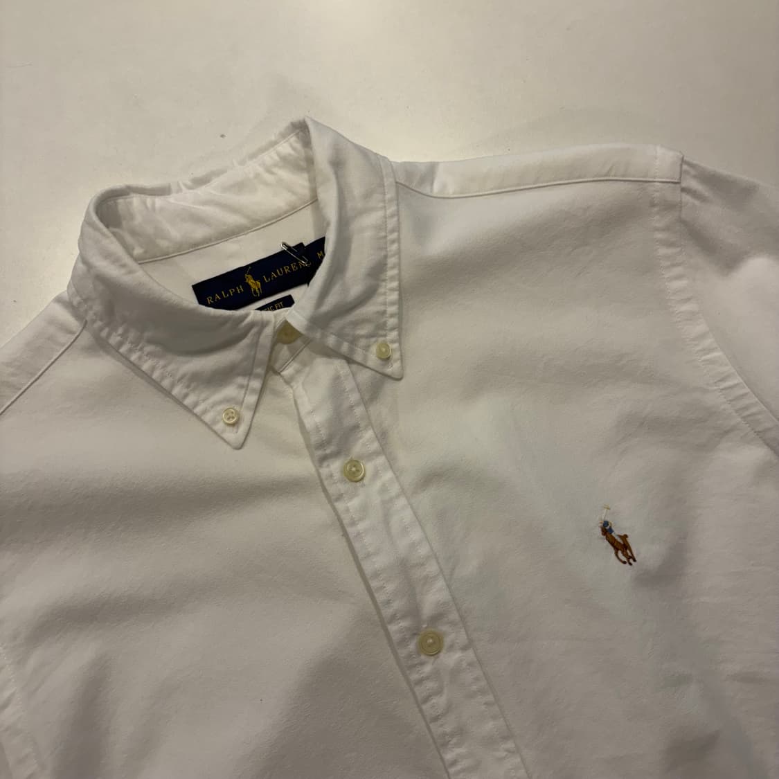 [M] 폴로 랄프로렌 클래식핏 화이트 흰색 셔츠 D549 상품이미지3