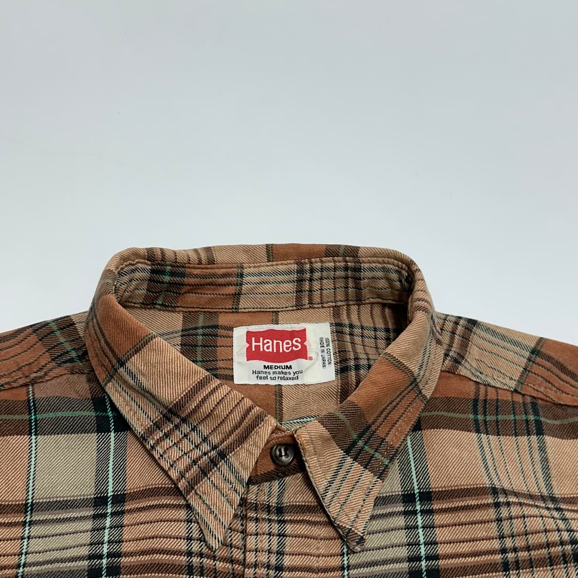 Hanes 헤인즈 체크 남방 셔츠 (일본판) 상품이미지8