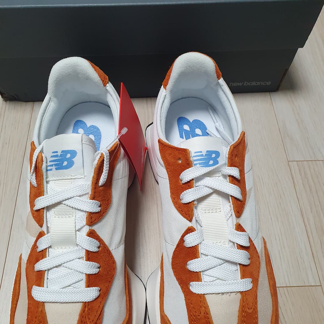 새제품280 뉴발란스 327 러스트 옥사이드 오렌지 스니커즈 상품이미지8