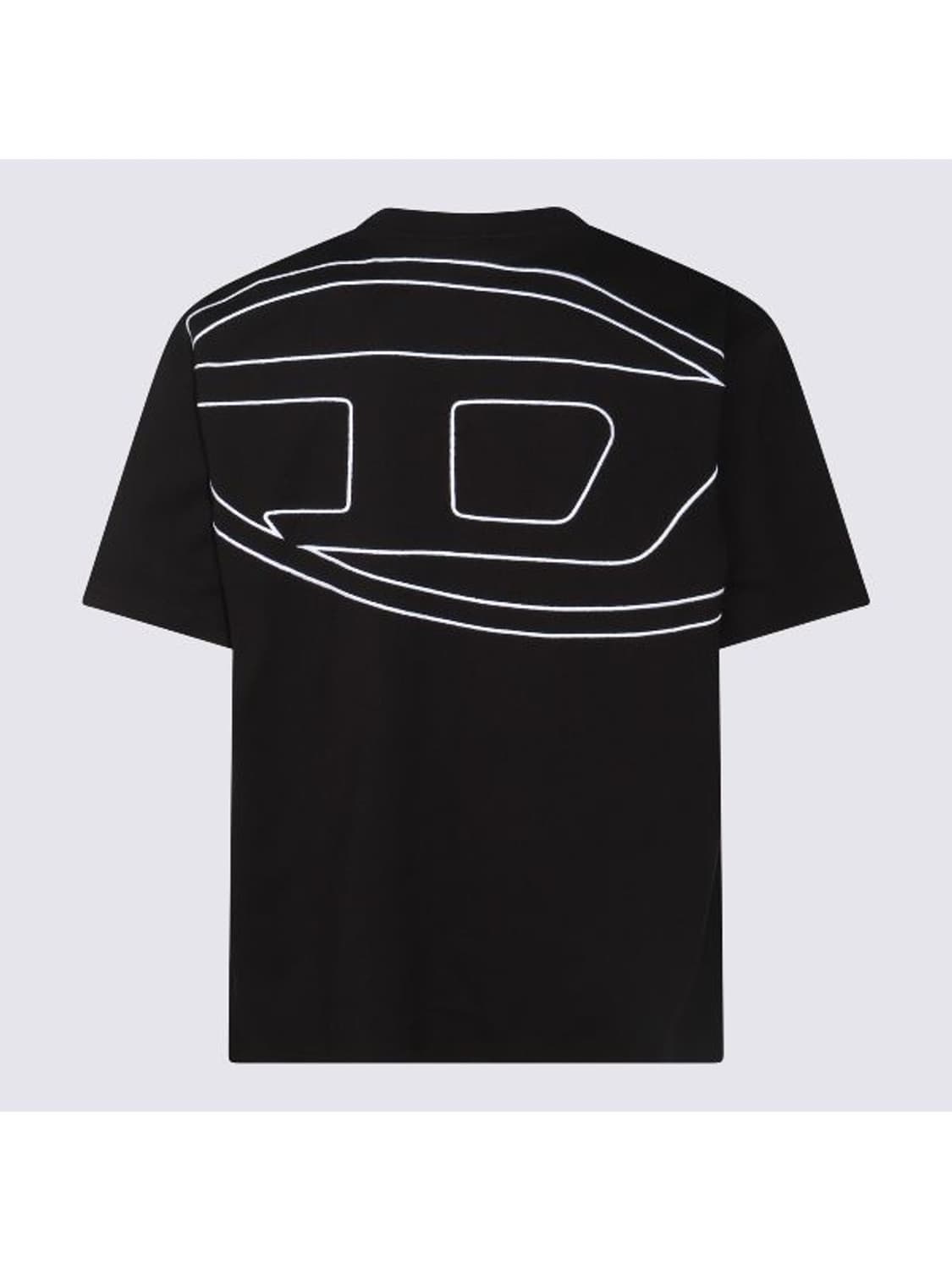 디젤 T 보기 백 로고 티셔츠 블랙 상품이미지1