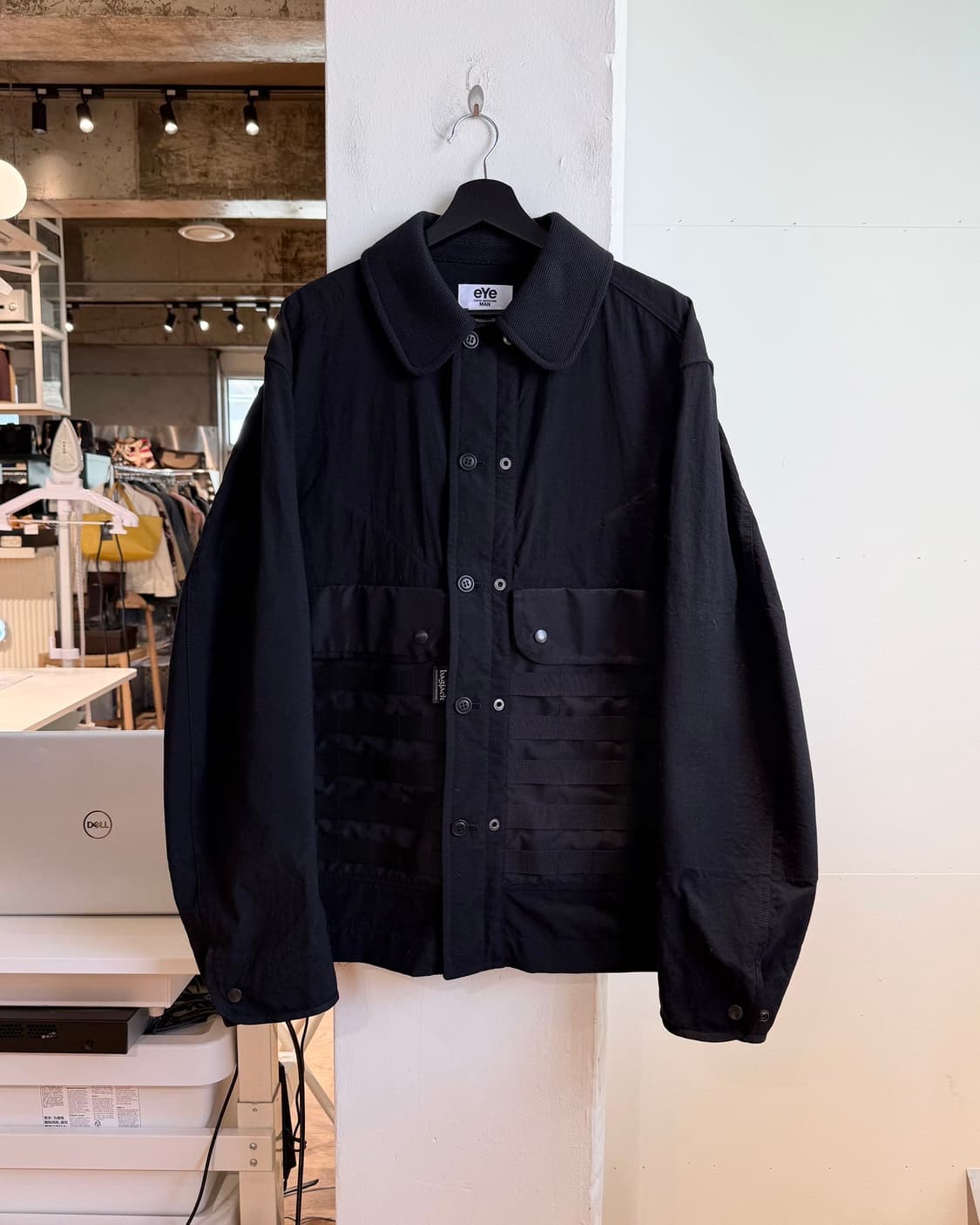 eye 준야 와타나베 맨 x 백잭 블랙 리버시블 모듈러 자켓 상품이미지1