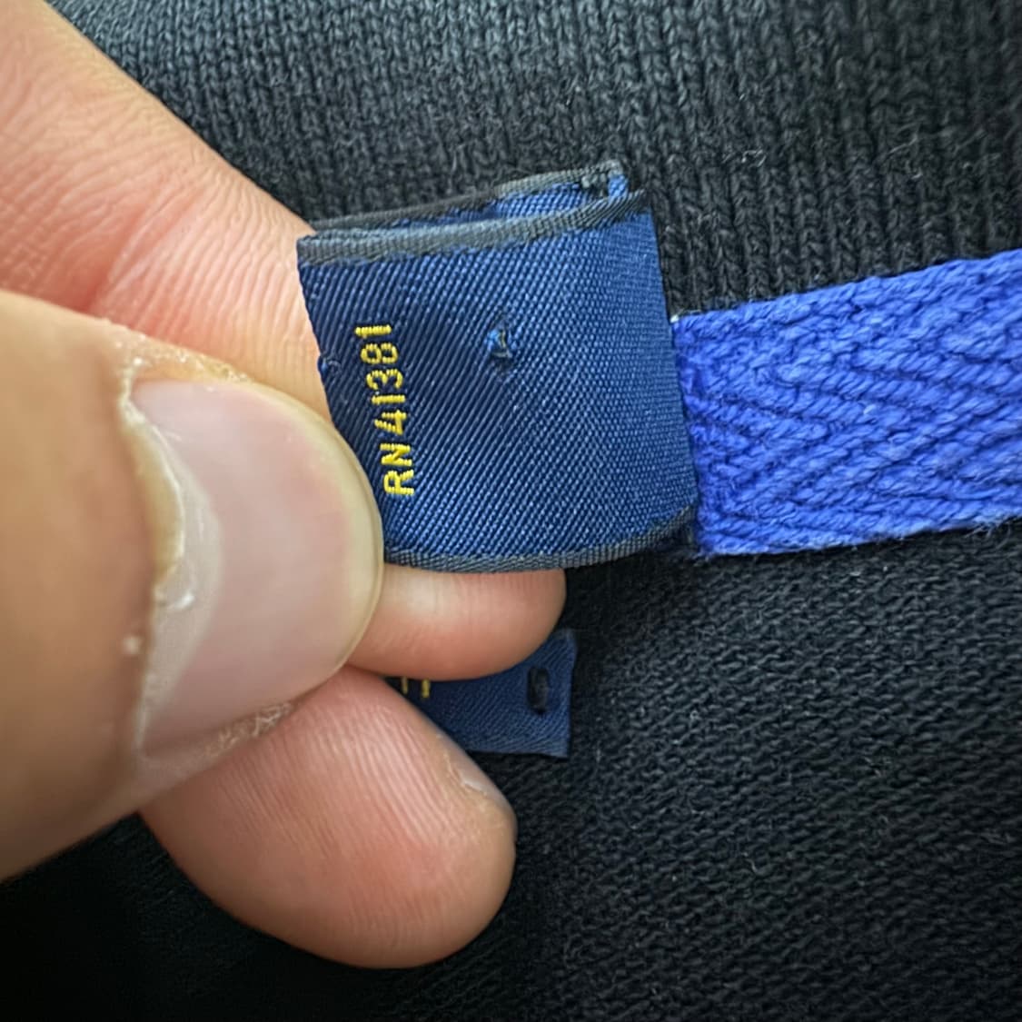 폴로 커스텀핏 빅포니 검정 카라티 상품이미지5