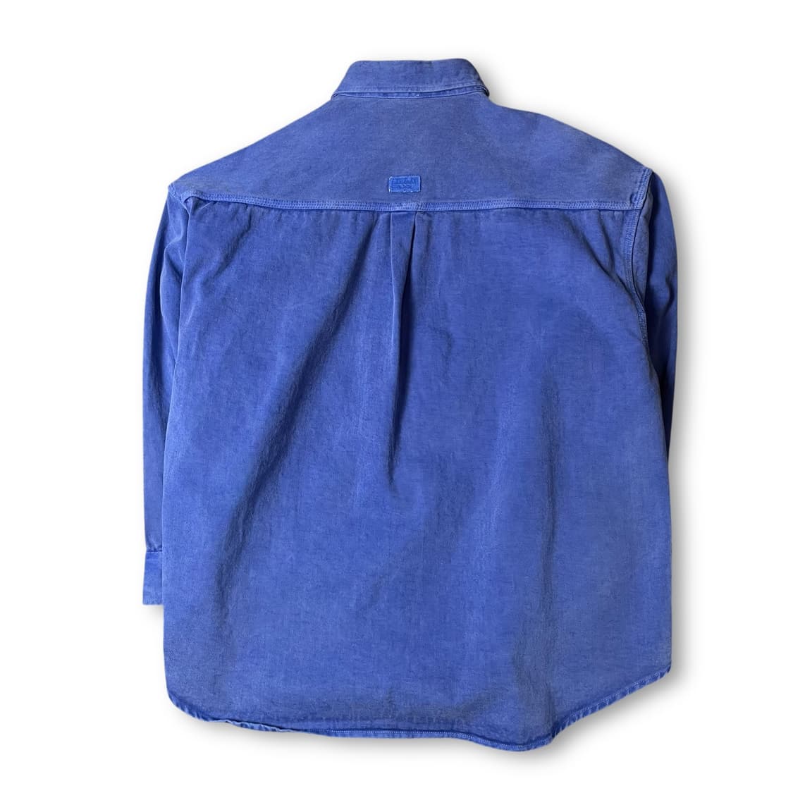 레이디볼륨 블루 투포켓 긴팔 데님 셔츠 자켓 상품이미지2