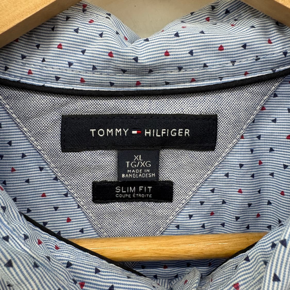 타미힐피거 반팔 셔츠 블루 도트 남XL 상품이미지3