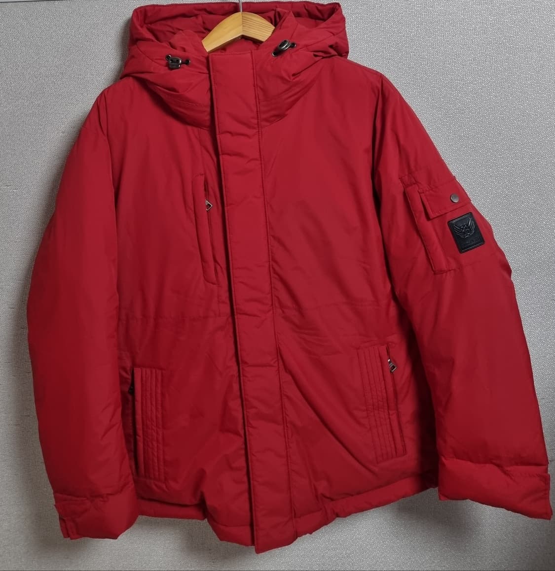 XL ) 버커루 레드 덕다운 오리털 패딩 상품이미지1