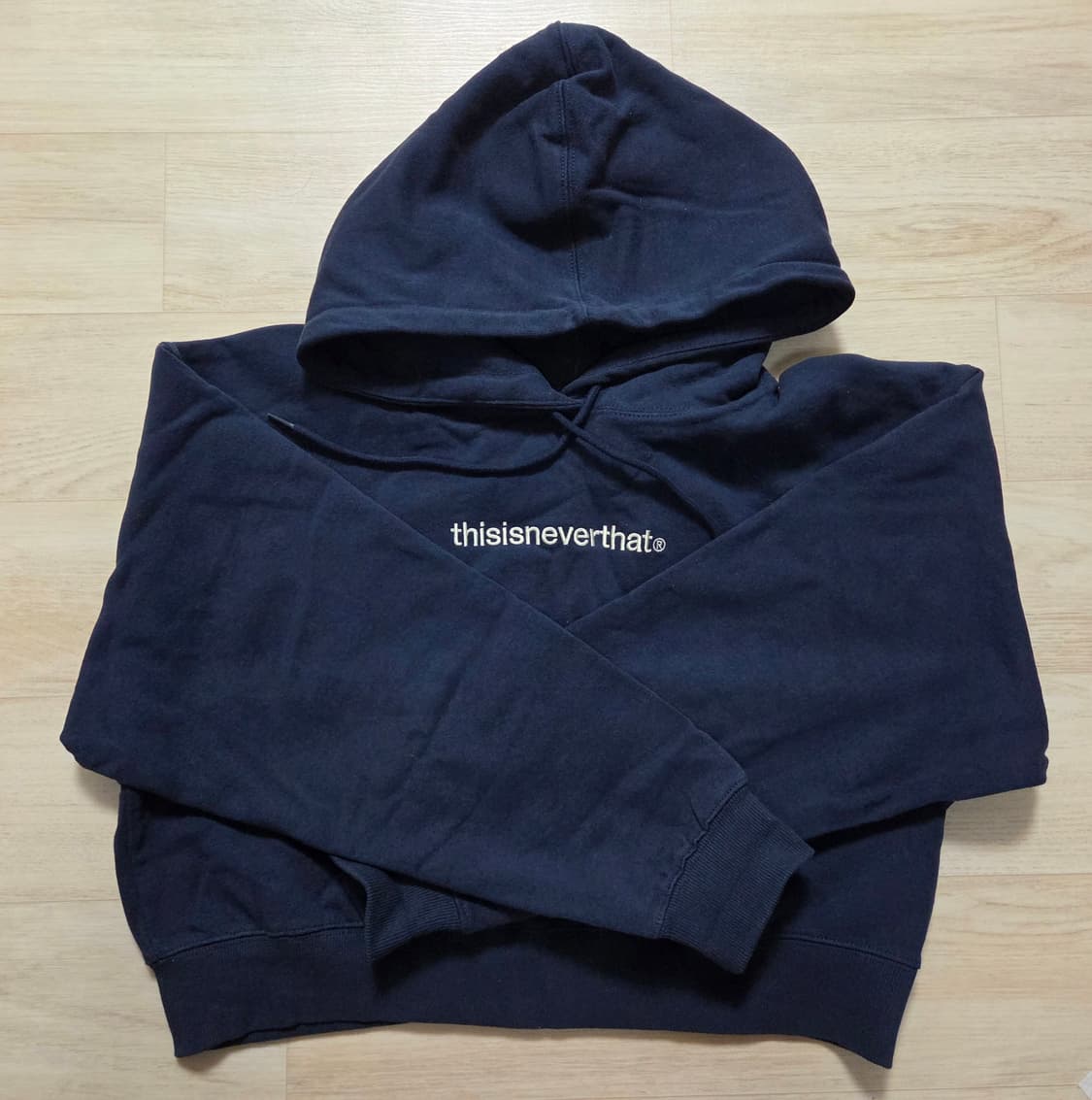 디스이즈네버댓 크롭 후드 상품이미지1