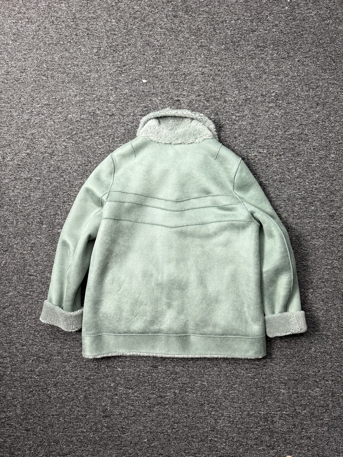 빈티지 민트 퍼 자켓 상품이미지4