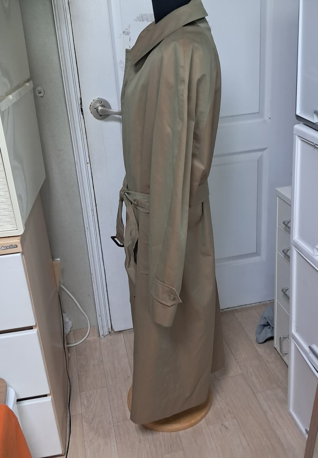 닥스 남성 빈티지 트렌치코트 약 105정도(모 내피 있음) 상품이미지2