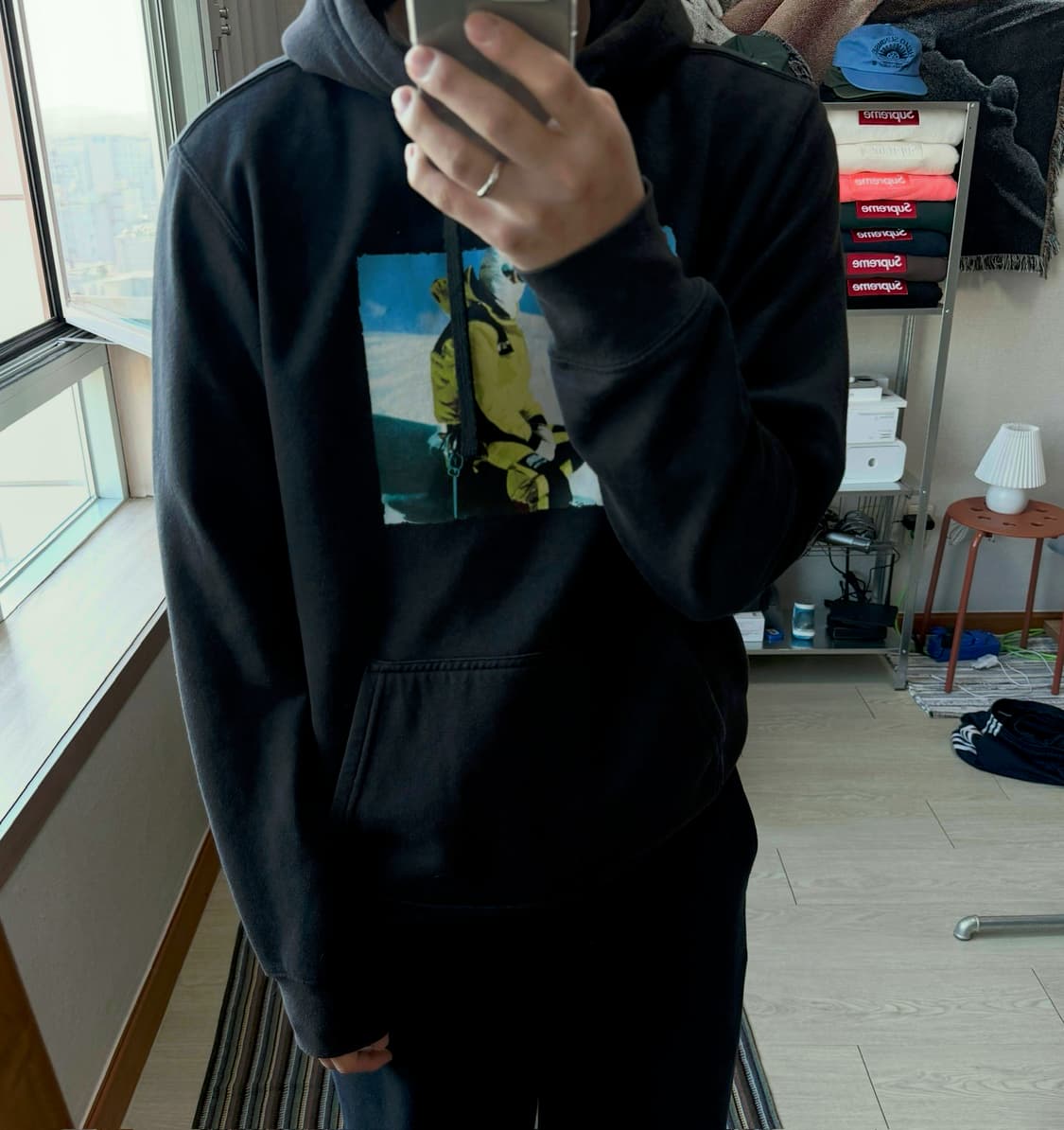 슈프림 노스페이스 설산 후드티 상품이미지1