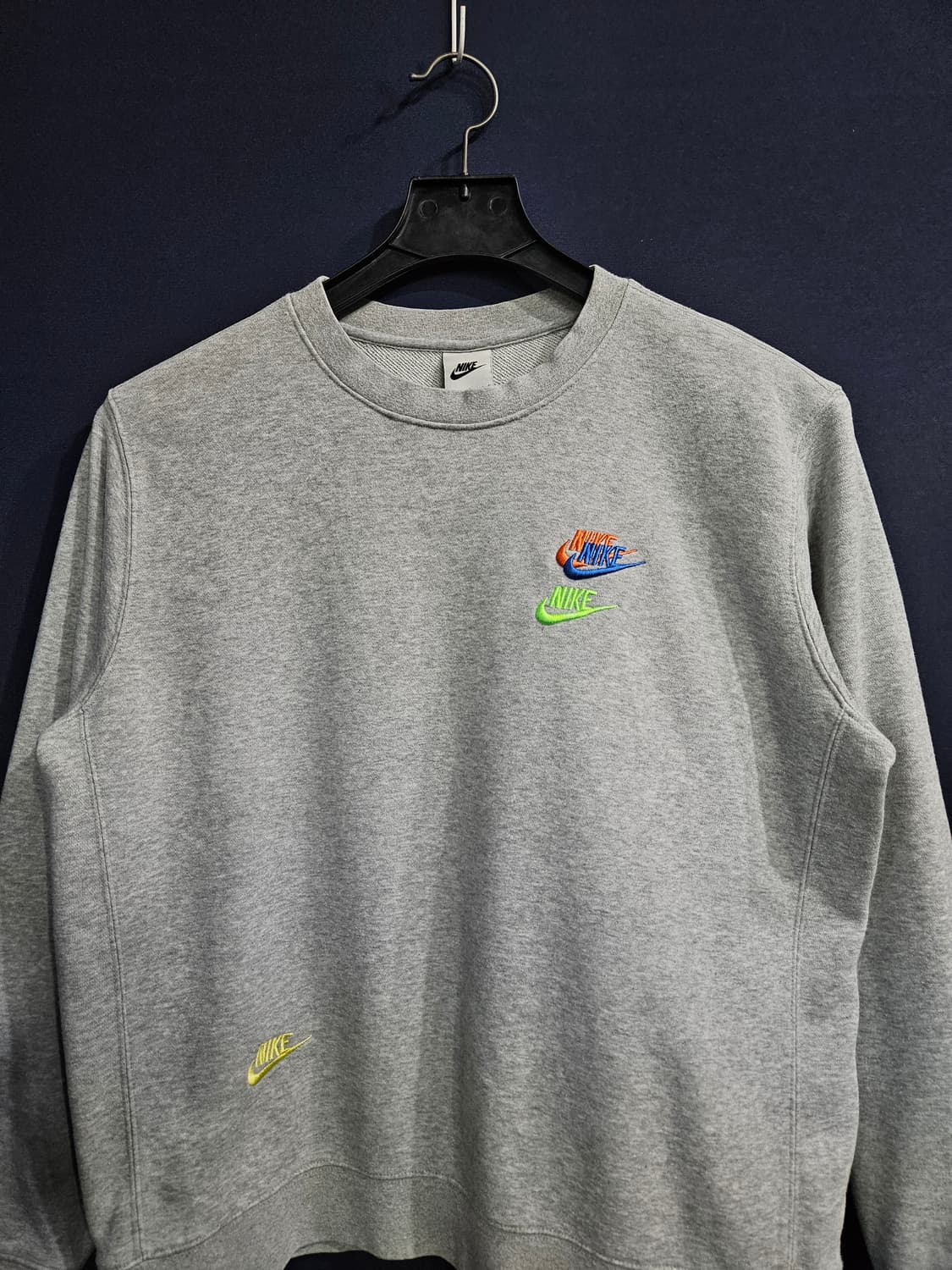 나이키 자수 그레이 남성 100 맨투맨  상품이미지7