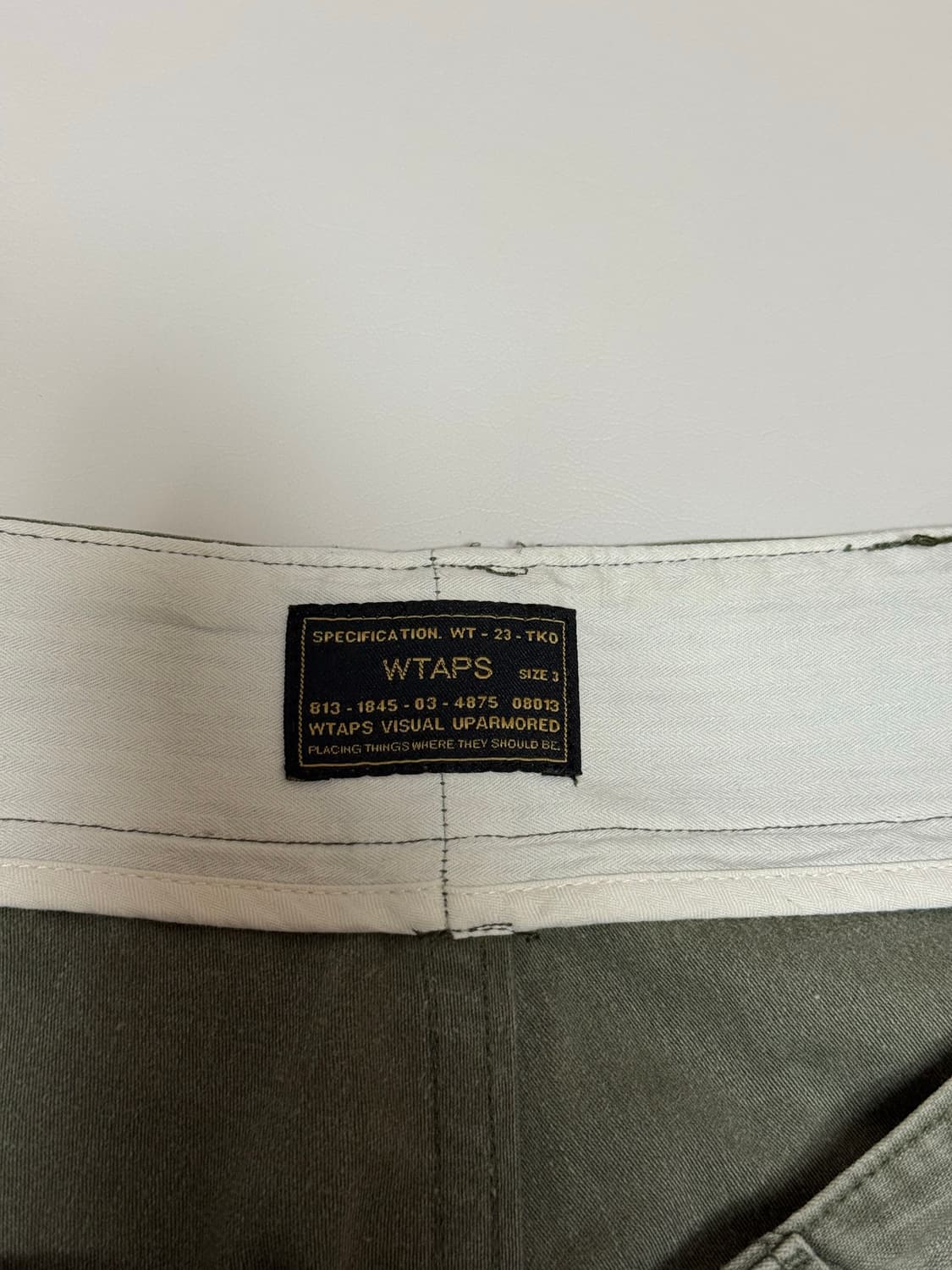 WTAPS 더블탭스 버즈 스키니 코튼 팬츠 3 상품이미지8