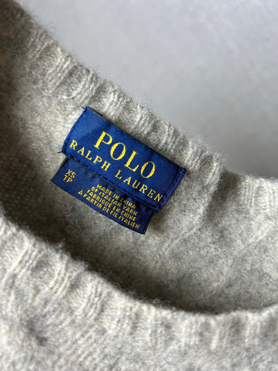 폴로 랄프로렌 꽈배기 양털 니트 XS 상품이미지4