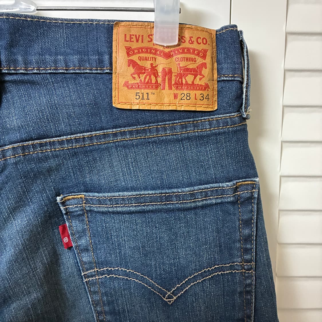 Levis 511 블랭크탭 28x34 상품이미지3