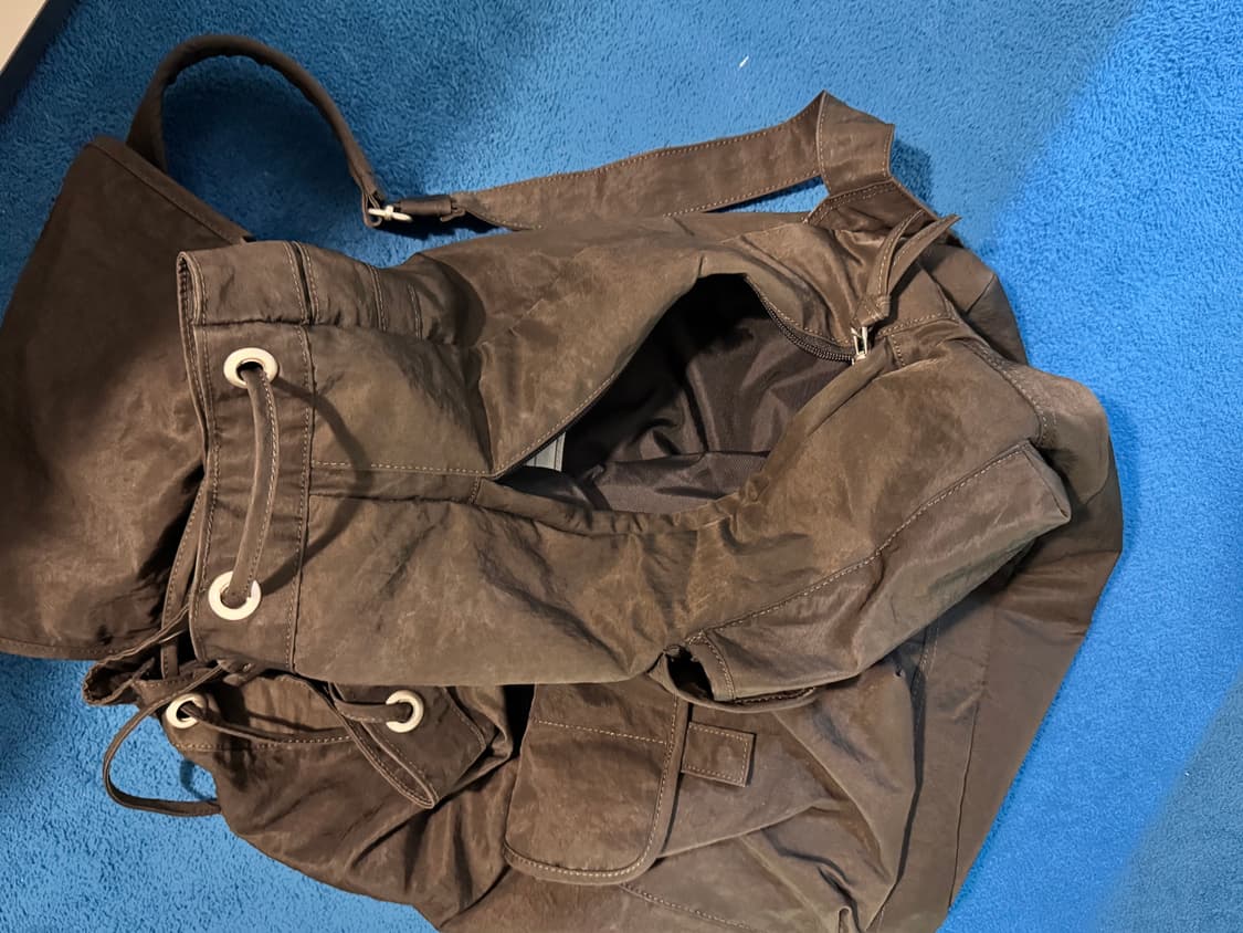 비슬로우 나일론 빈티지 백팩 브라운(다크브라운) 상품이미지5