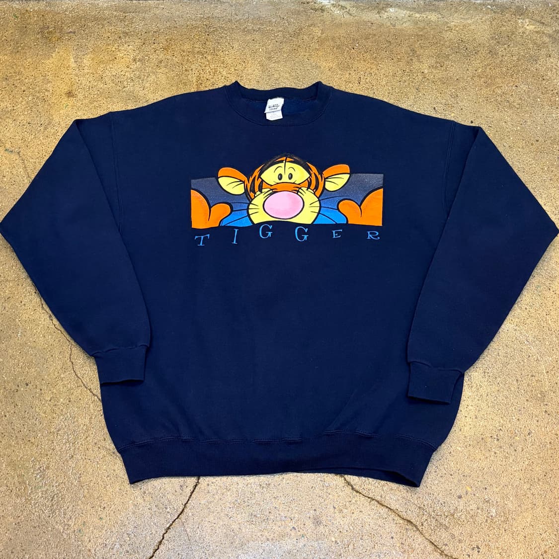 90s Made in USA 미국 빈티지 디즈니 타이거 카툰 맨투맨 상품이미지1