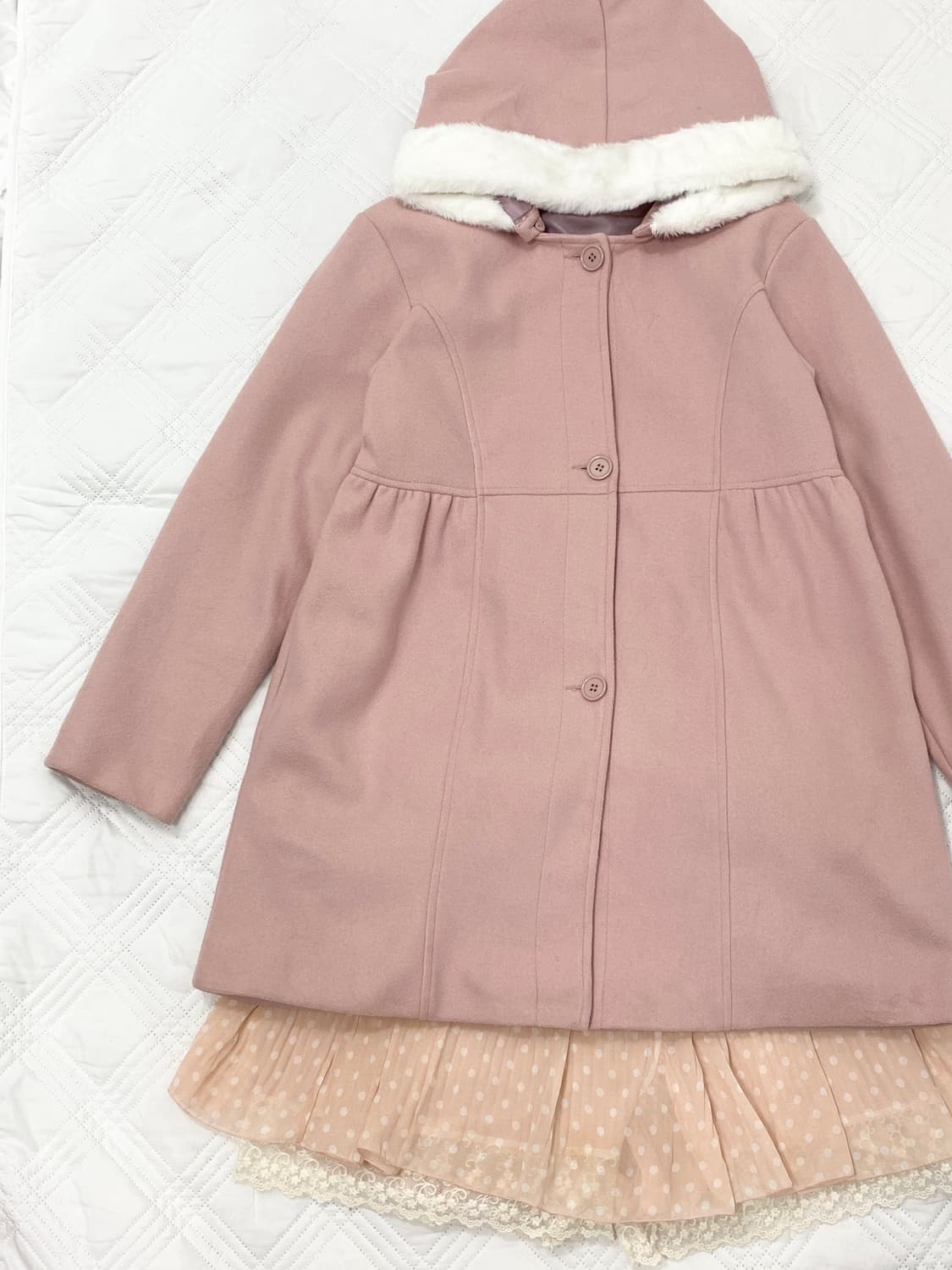 ꒰ঌ 러블리 인디핑크 폭닥 코트 ໒꒱ 상품이미지2