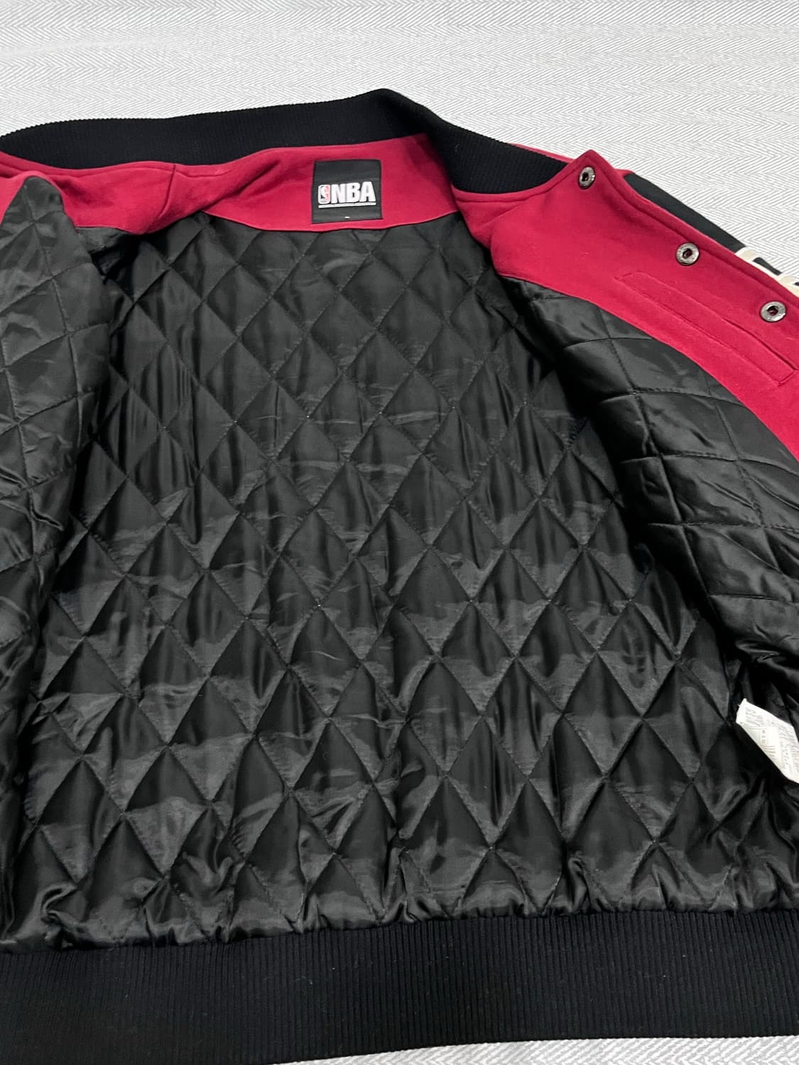 NBA 시카고 불스 바시티 자켓 누빔 L 상품이미지10