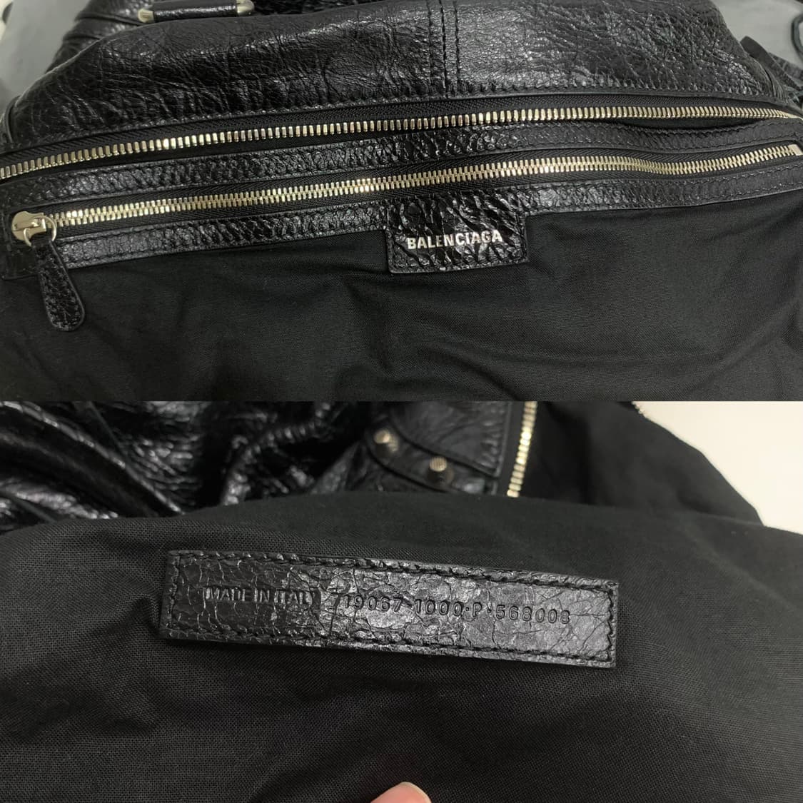 발렌시아가 르카골 미디엄 토트백 숄더백 블랙 레더 가방 미디움 상품이미지8