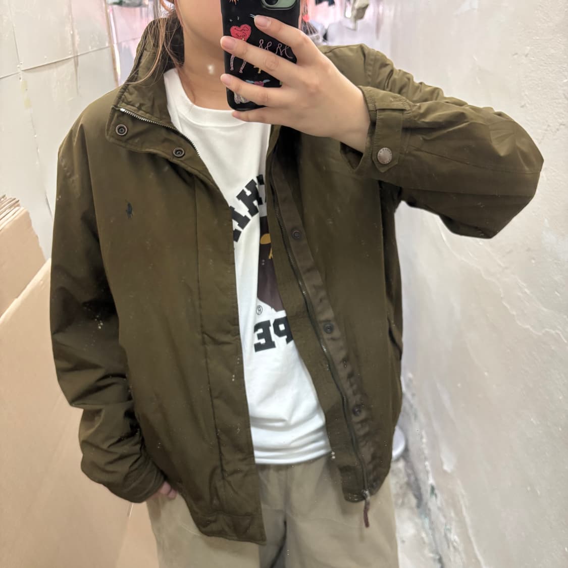 폴로랄프로렌 카키 점퍼 상품이미지1
