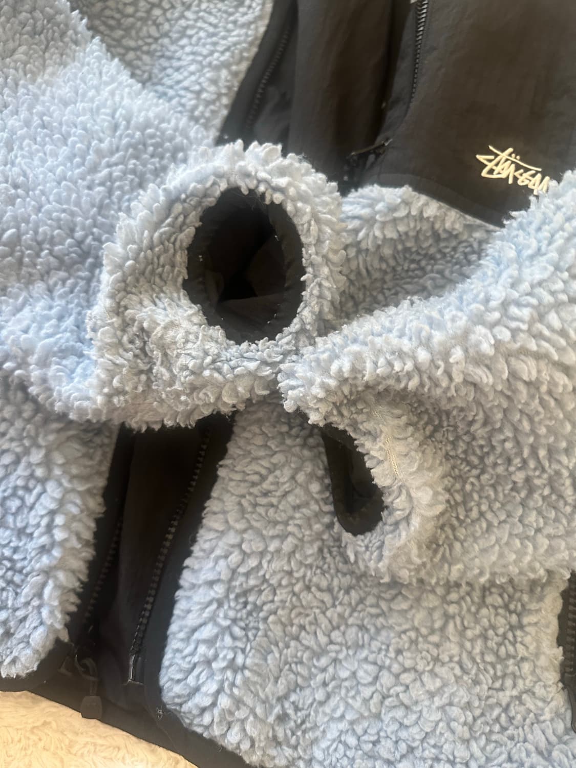 네고 가능 스투시 쉐르파 리버시블 재킷 M 상품이미지3